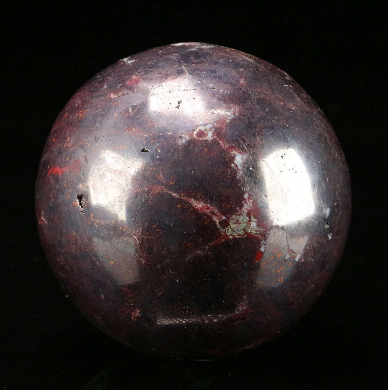 Malachite, Cuprite Polished Sphere, Mashamba West Mine, DRC