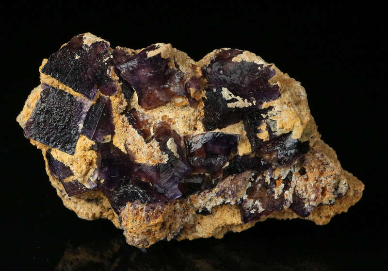 Grape Jelly Fluorite on Matrix, Damaraland, Palmwag, Erongo, Namibia