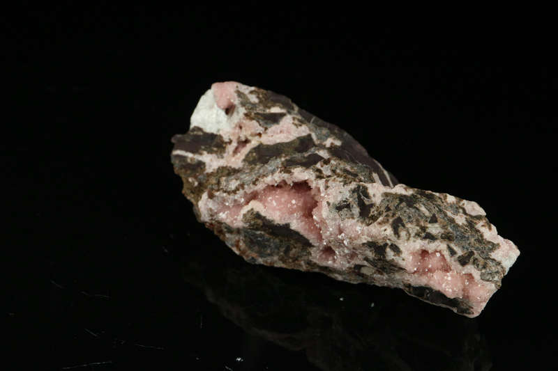 Rhodochrosite on Matrix,"N'Chwaning II Mine, Kalahari Manganese Field, Northern Cape, South Africa "