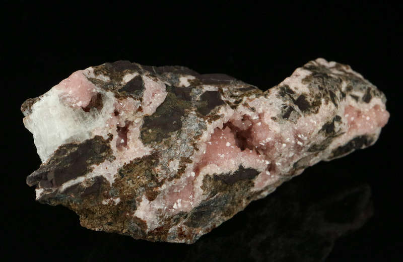 Rhodochrosite on Matrix,"N'Chwaning II Mine, Kalahari Manganese Field, Northern Cape, South Africa "