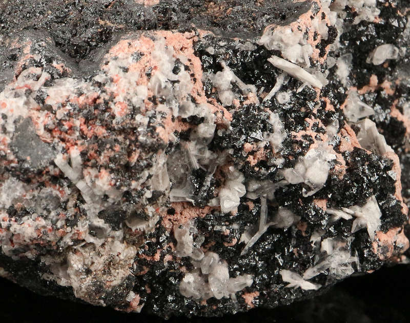 Baryte, Andradite and Hausmannite Cluster,N'Chwaning II, Northern Cape, South Africa