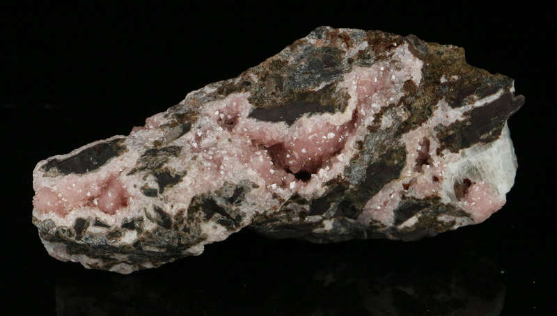 Rhodochrosite on Matrix,"N'Chwaning II Mine, Kalahari Manganese Field, Northern Cape, South Africa "