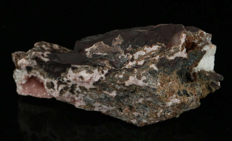 Rhodochrosite on Matrix,"N'Chwaning II Mine, Kalahari Manganese Field, Northern Cape, South Africa "