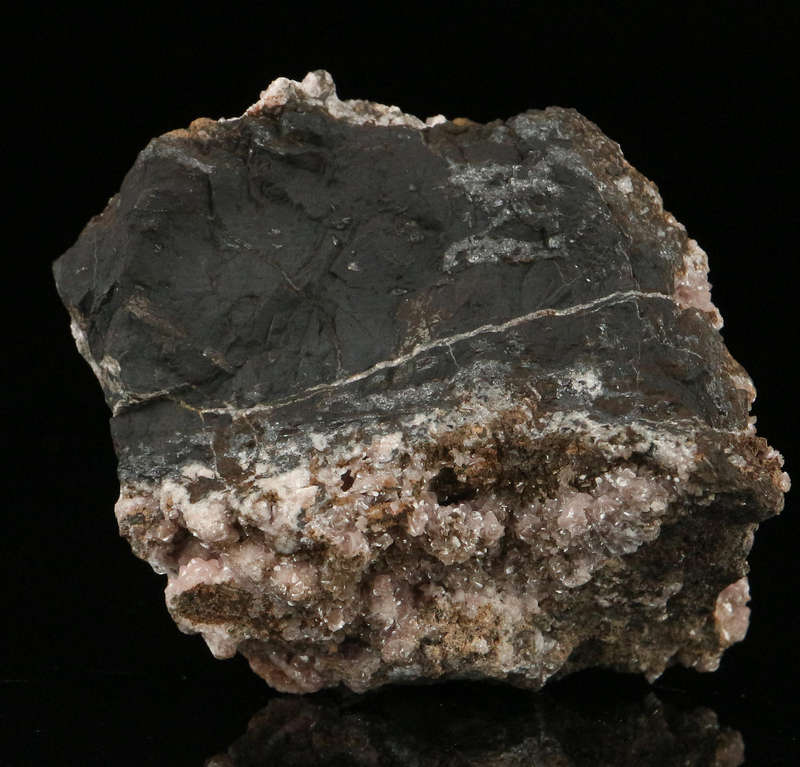 Rhodochrosite on Matrix,"N'Chwaning II Mine, Kalahari Manganese Field, Northern Cape, South Africa "