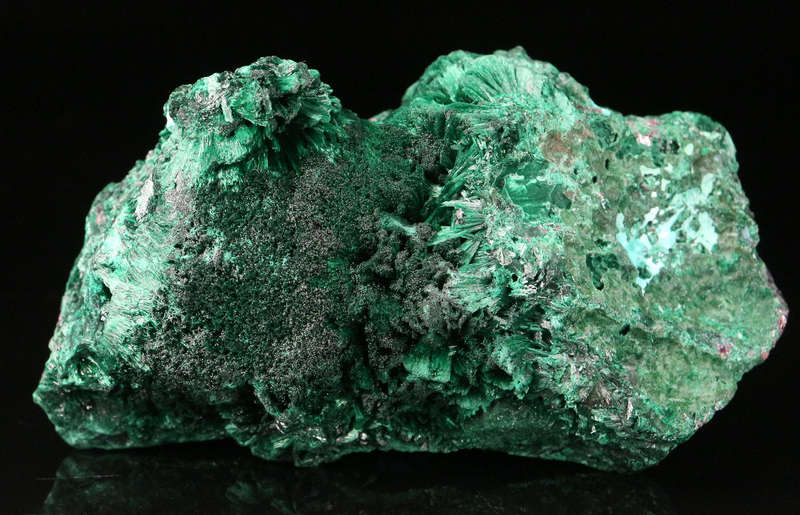 Malachite on Cuprite, Mashamba West Mine, DRC