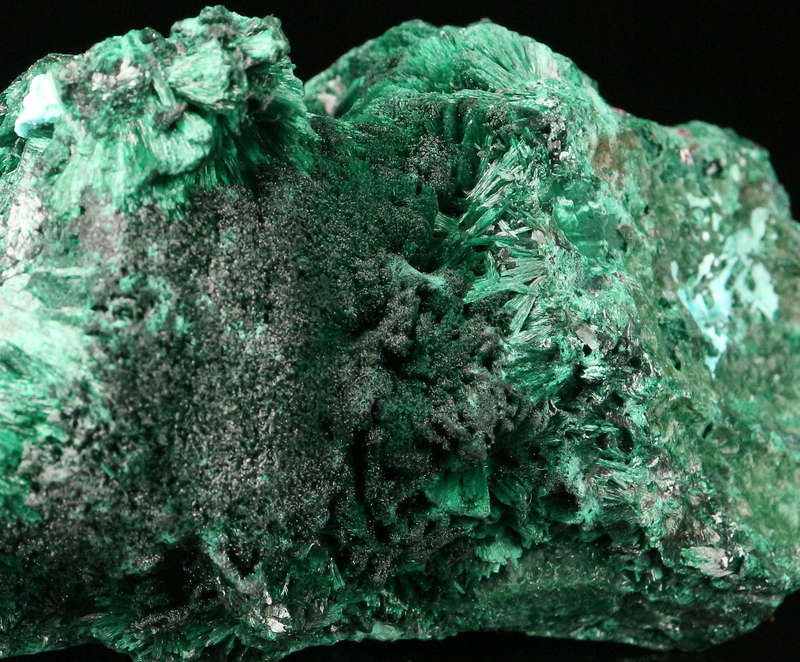 Malachite on Cuprite, Mashamba West Mine, DRC