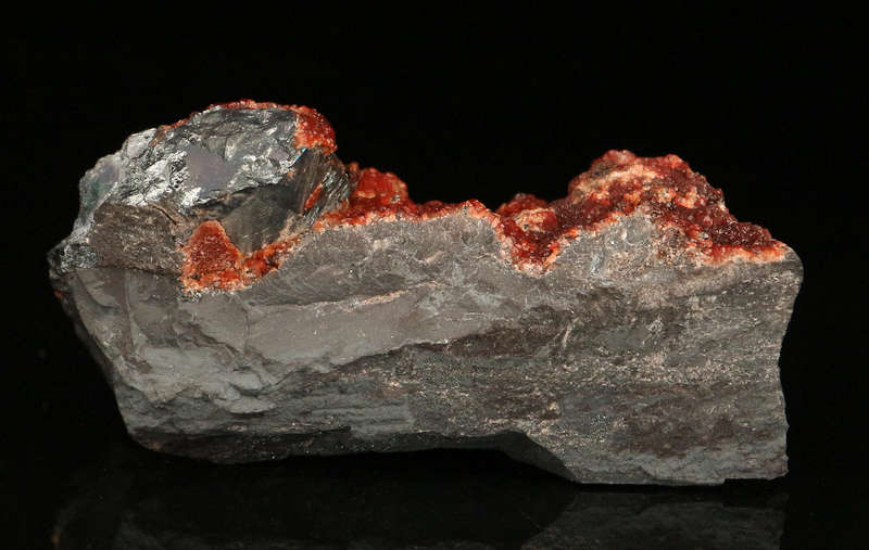 Andradite on Hematite, "N'Chwaning II Mine, Kalahari Manganese Field, Northern Cape, South Africa "