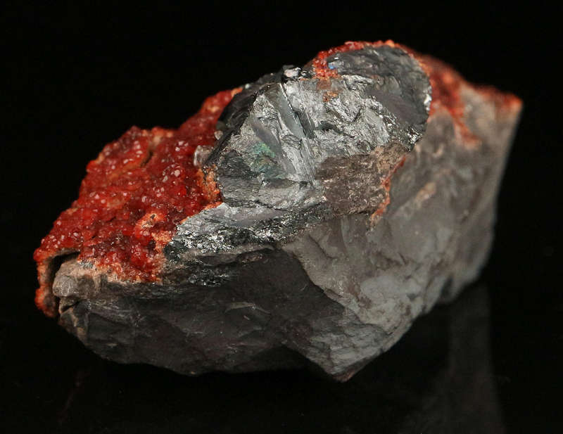Andradite on Hematite, "N'Chwaning II Mine, Kalahari Manganese Field, Northern Cape, South Africa "