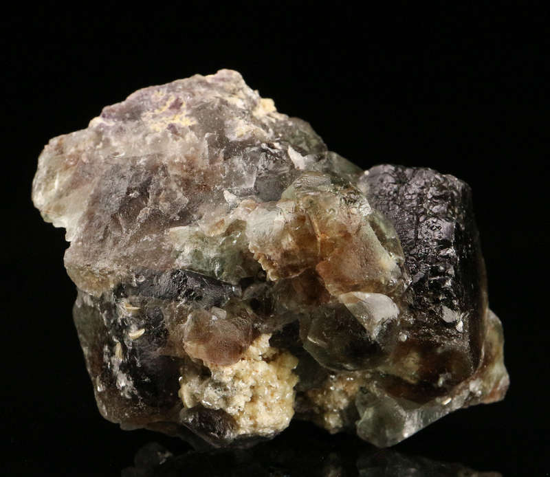 Muscovite on Fluorite, Erongo Mnt Region, Namibia