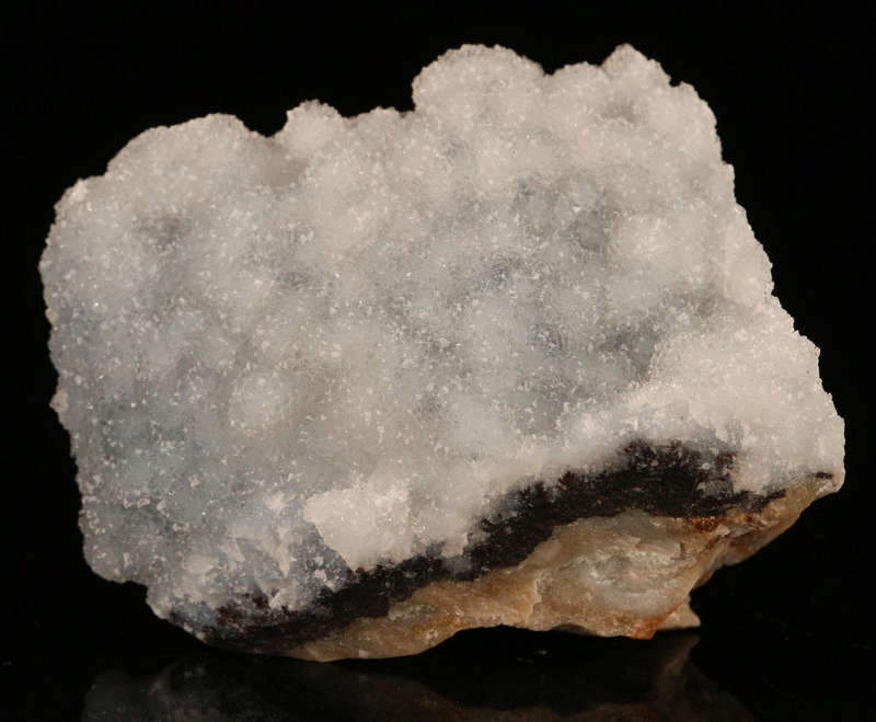 Quartz on Smithsonite, Skorpion Mine, Karas Region, Namibia