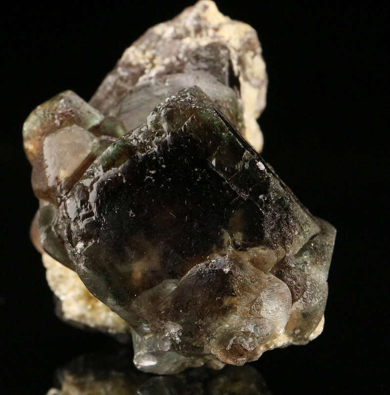Muscovite on Fluorite, Erongo Mnt Region, Namibia