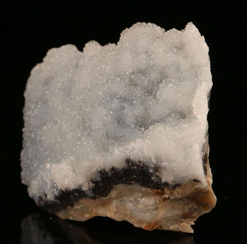 Quartz on Smithsonite, Skorpion Mine, Karas Region, Namibia