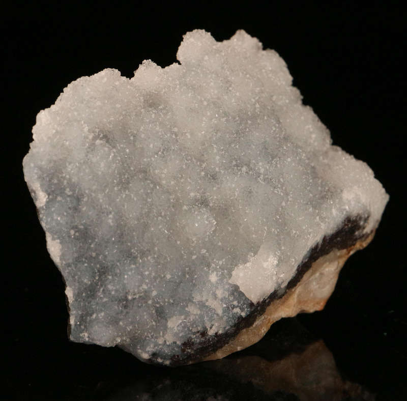 Quartz on Smithsonite, Skorpion Mine, Karas Region, Namibia