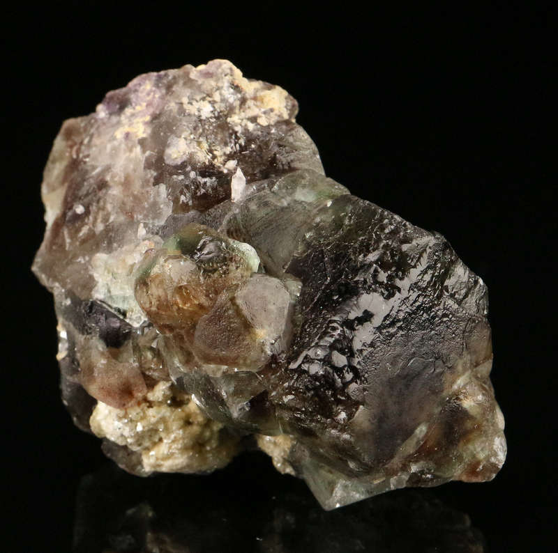 Muscovite on Fluorite, Erongo Mnt Region, Namibia