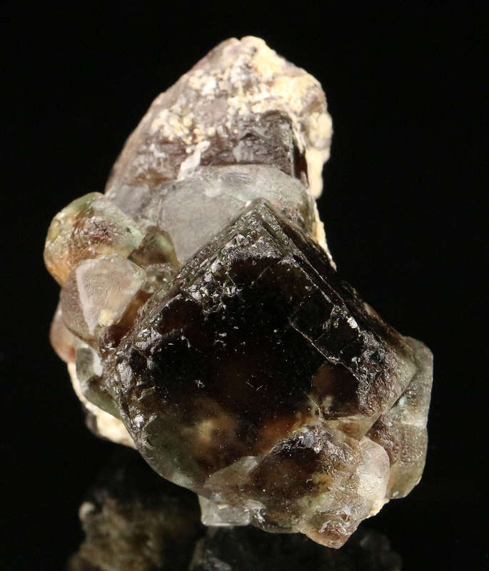 Muscovite on Fluorite, Erongo Mnt Region, Namibia