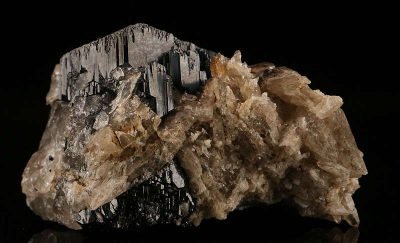 Smoky Quartz on Schorl Small Cabinet, Erongo Mnt Region, Namibia
