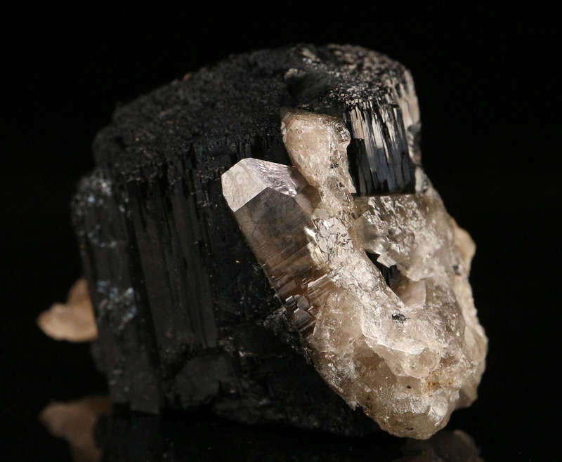 Smoky Quartz on Schorl Small Cabinet, Erongo Mnt Region, Namibia