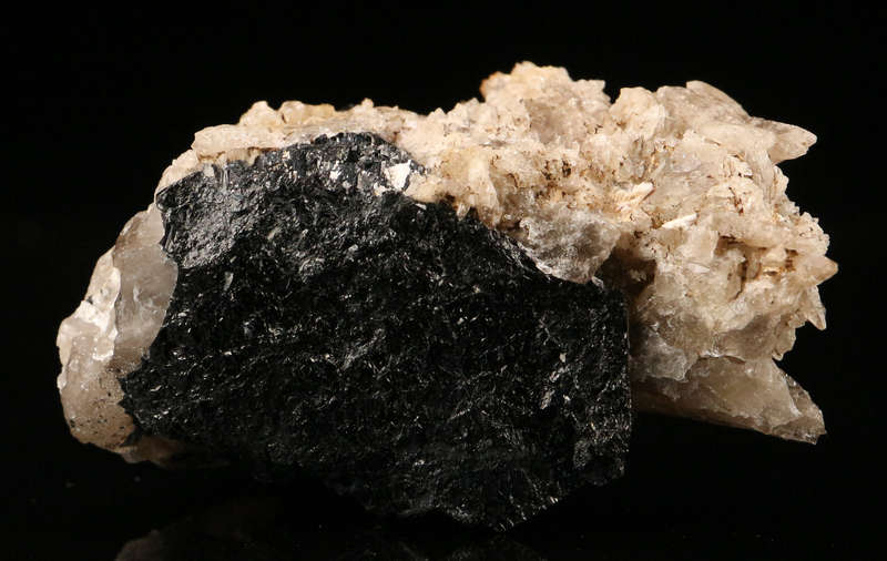 Smoky Quartz on Schorl Small Cabinet, Erongo Mnt Region, Namibia