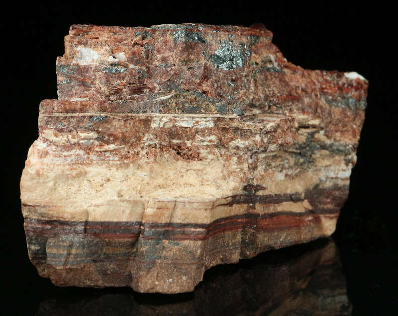 Hematite, Andradite on Matrix,"N'Chwaning II Mine, Kalahari Manganese Field, Northern Cape, South Af