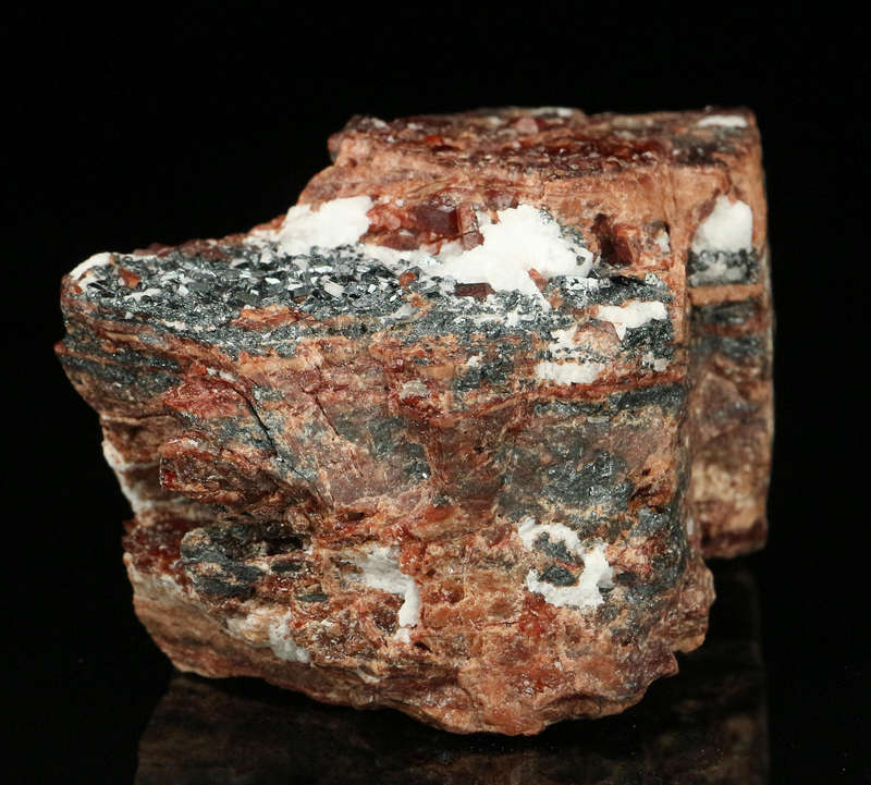 Hematite, Andradite on Matrix,"N'Chwaning II Mine, Kalahari Manganese Field, Northern Cape, South Af