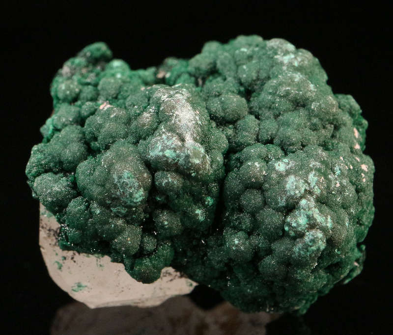 Malachite on Quartz Cluster, Mashamba West Mine, DRC