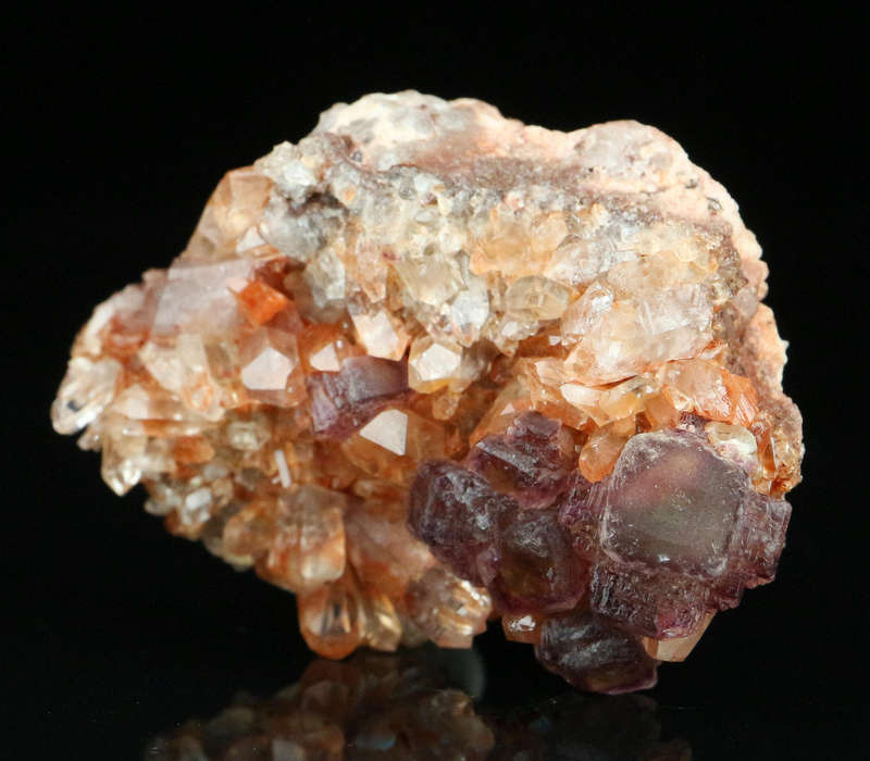 Fluorite on Quartz, Riemvasmaak, Northern Cape, South Africa