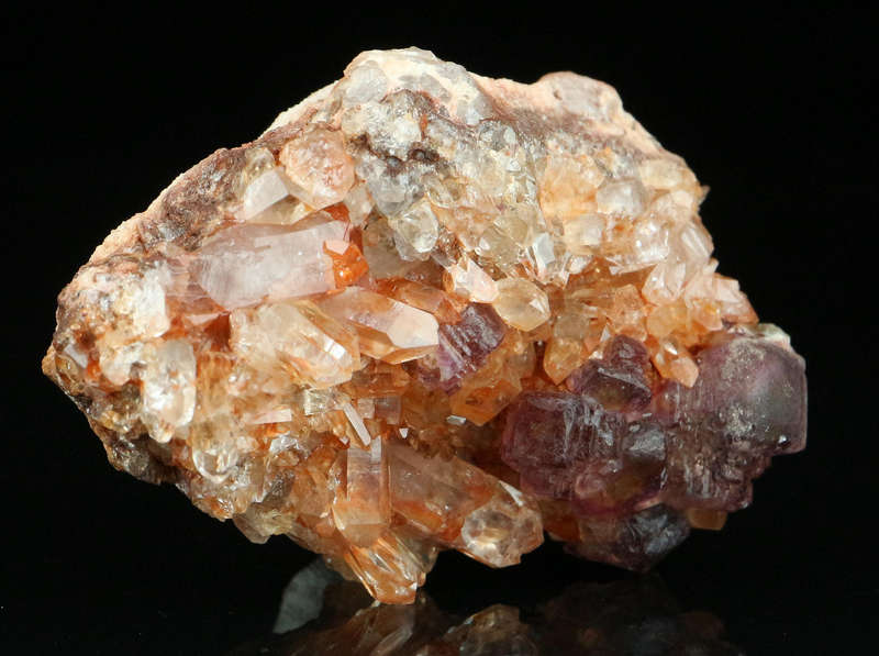 Fluorite on Quartz, Riemvasmaak, Northern Cape, South Africa