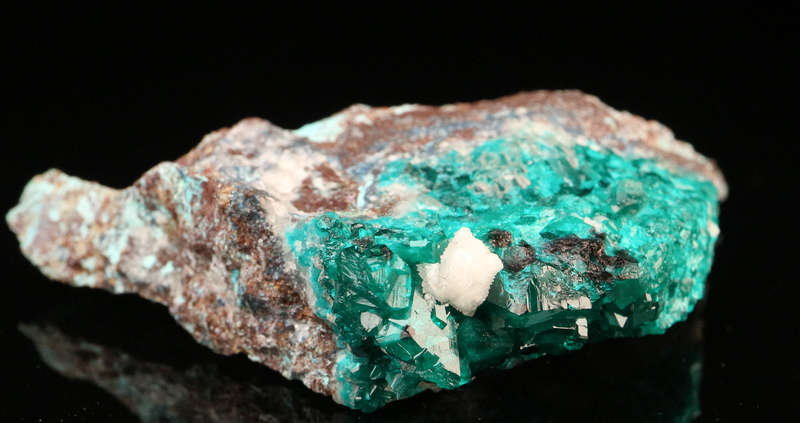 Dioptase on Matrix, Tantara Mine, DRC