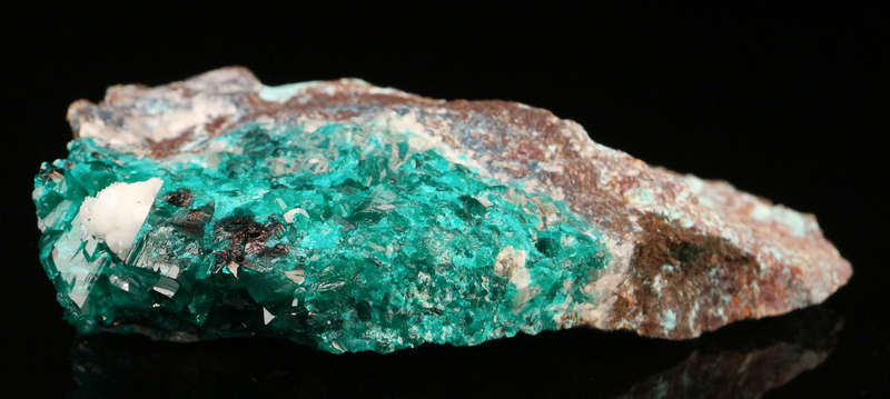 Dioptase on Matrix, Tantara Mine, DRC