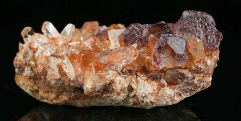 Fluorite on Quartz, Riemvasmaak, Northern Cape, South Africa