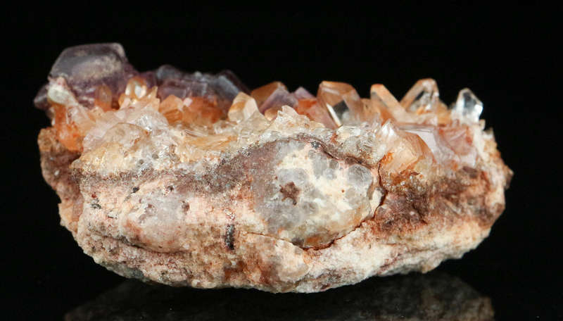 Fluorite on Quartz, Riemvasmaak, Northern Cape, South Africa