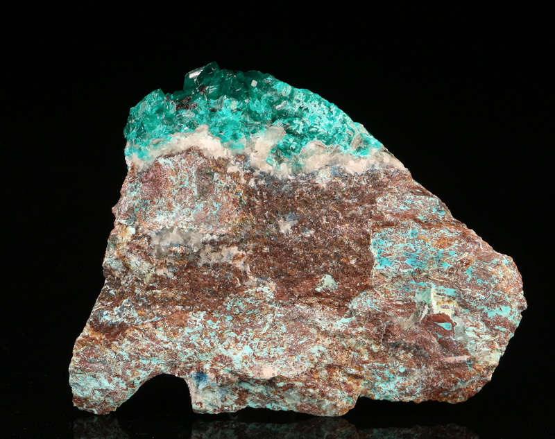 Dioptase on Matrix, Tantara Mine, DRC