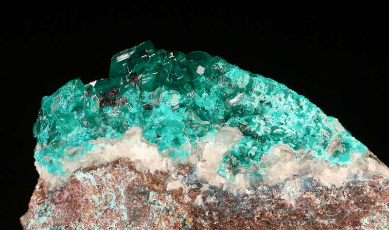 Dioptase on Matrix, Tantara Mine, DRC
