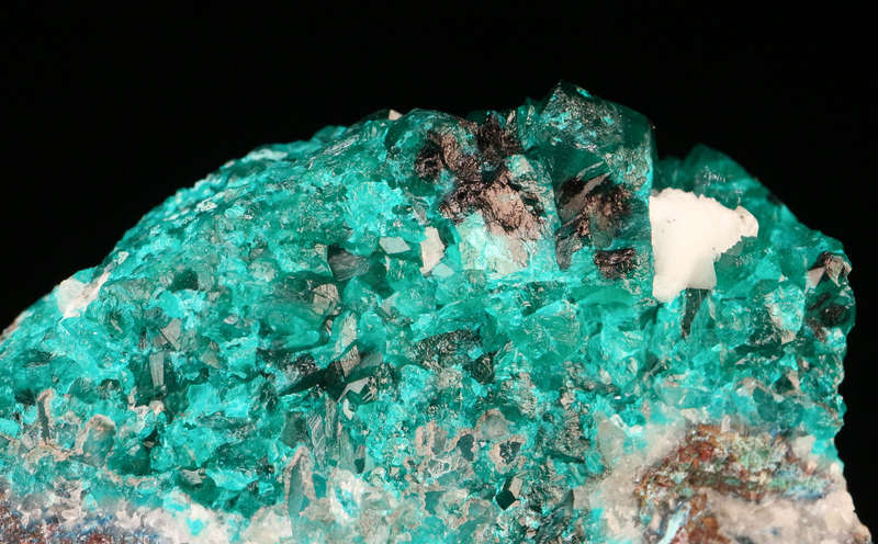 Dioptase on Matrix, Tantara Mine, DRC