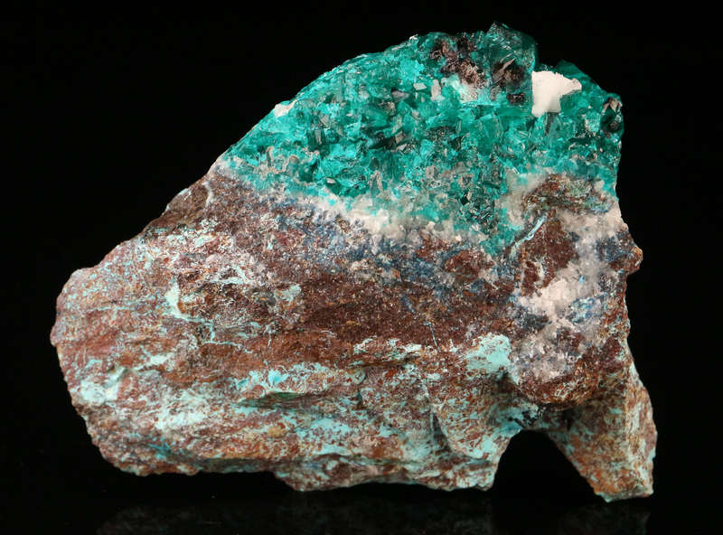 Dioptase on Matrix, Tantara Mine, DRC