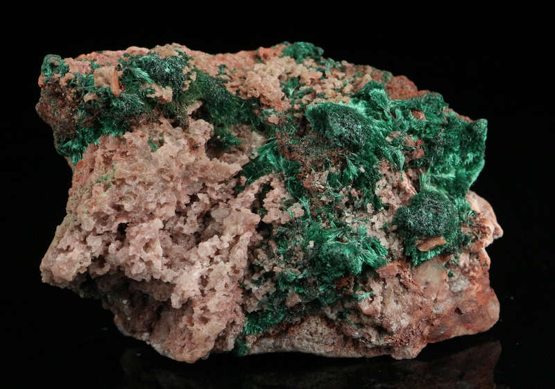 Malachite on Matrix  , Kombat Mine, Namibia