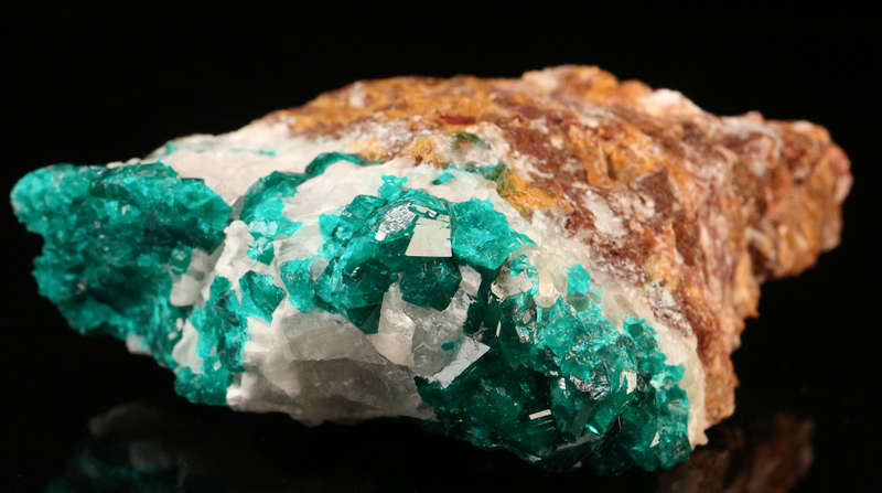 Dioptase on Matrix, Tantara Mine, DRC