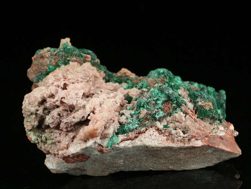Malachite on Matrix  , Kombat Mine, Namibia