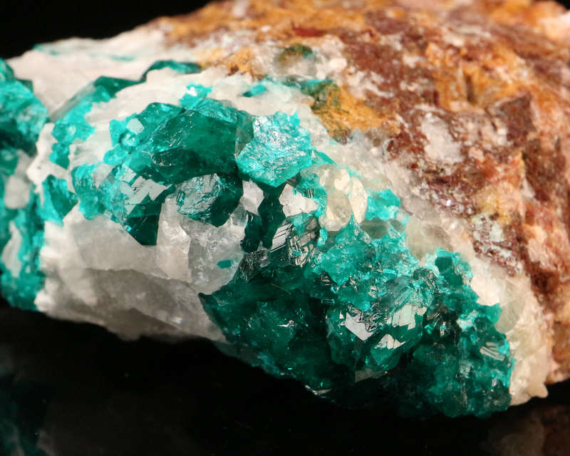 Dioptase on Matrix, Tantara Mine, DRC