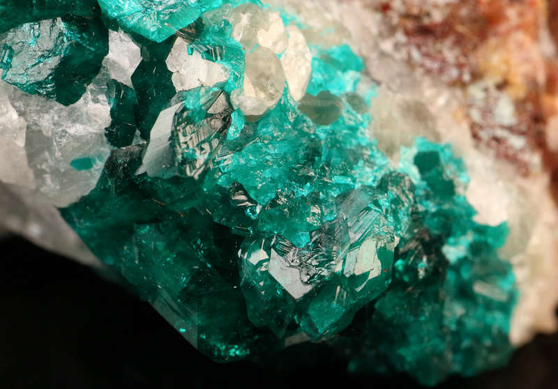 Dioptase on Matrix, Tantara Mine, DRC