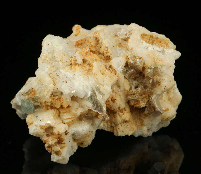 Apatite on Orthoclase, Erongo Mnt Region, Namibia