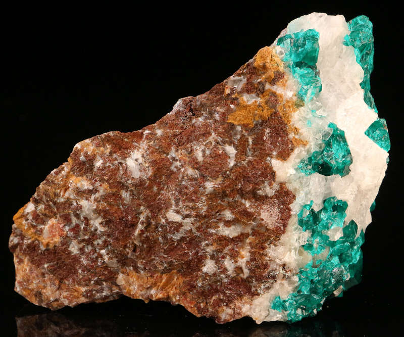 Dioptase on Matrix, Tantara Mine, DRC