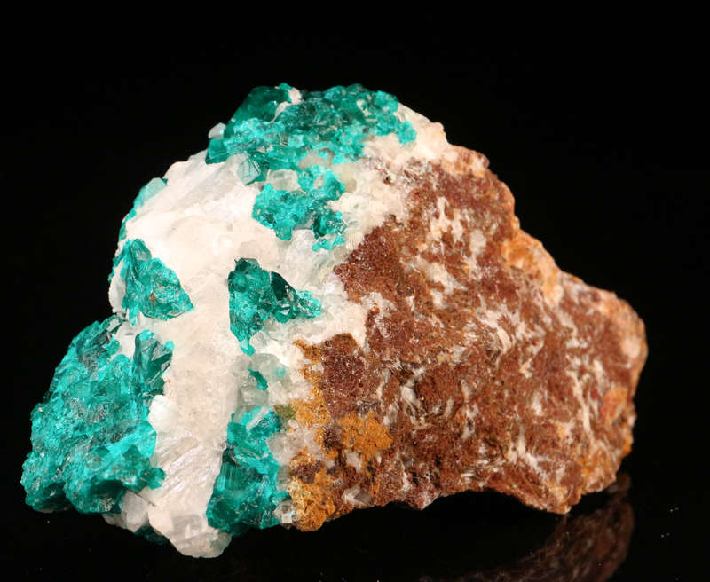 Dioptase on Matrix, Tantara Mine, DRC