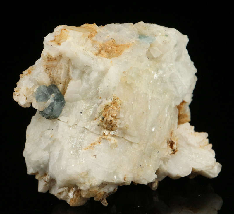 Apatite on Orthoclase, Erongo Mnt Region, Namibia