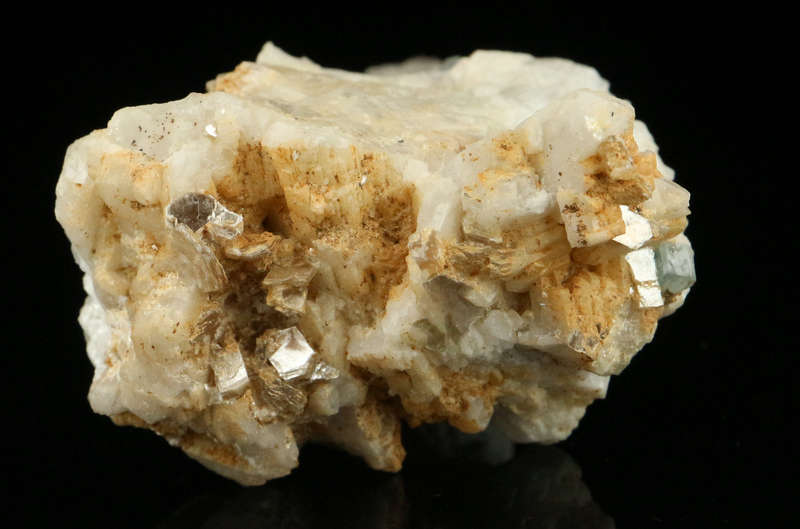 Apatite on Orthoclase, Erongo Mnt Region, Namibia