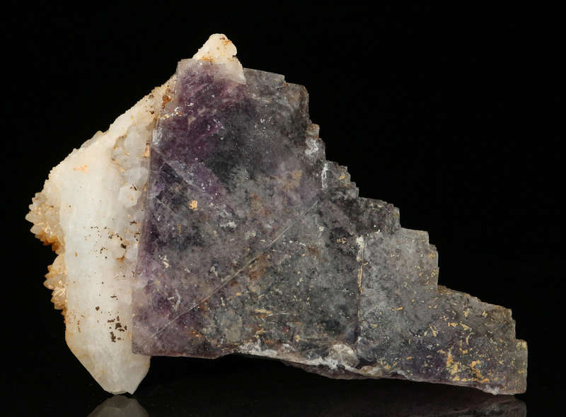 Quartz on Fluorite, Riemvasmaak, Northern Cape, South Africa