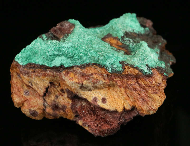 Malachite on Matrix, Skorpion Mine, Karas Region, Namibia