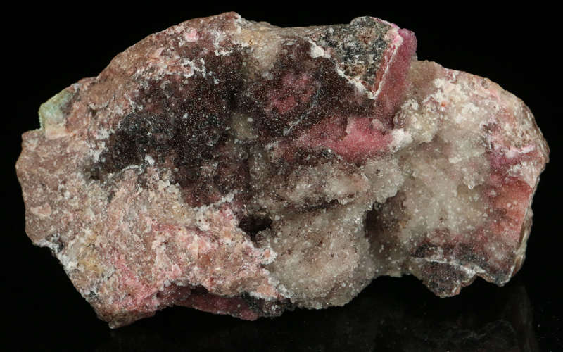 Quartz on Cobaltoan Calcite, Mashamba West Mine, DRC