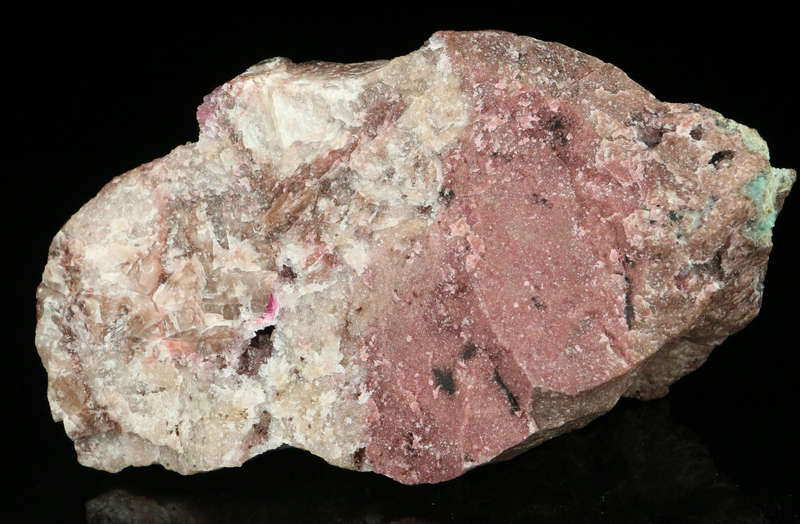 Quartz on Cobaltoan Calcite, Mashamba West Mine, DRC
