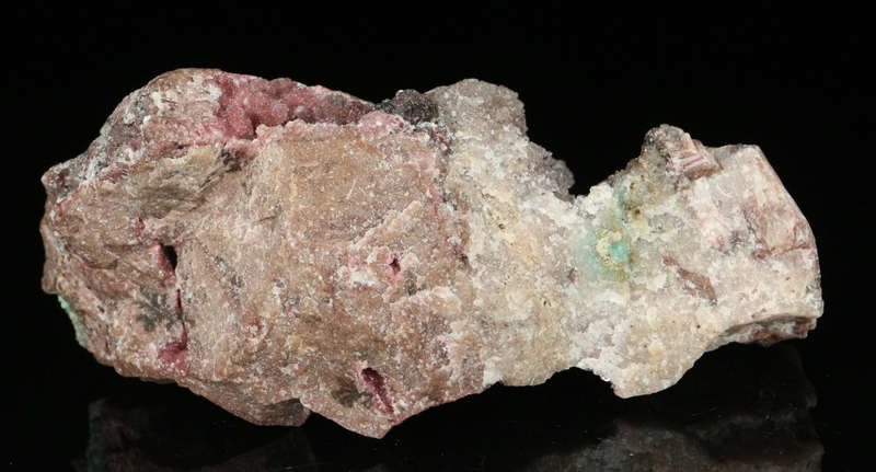 Quartz on Cobaltoan Calcite, Mashamba West Mine, DRC